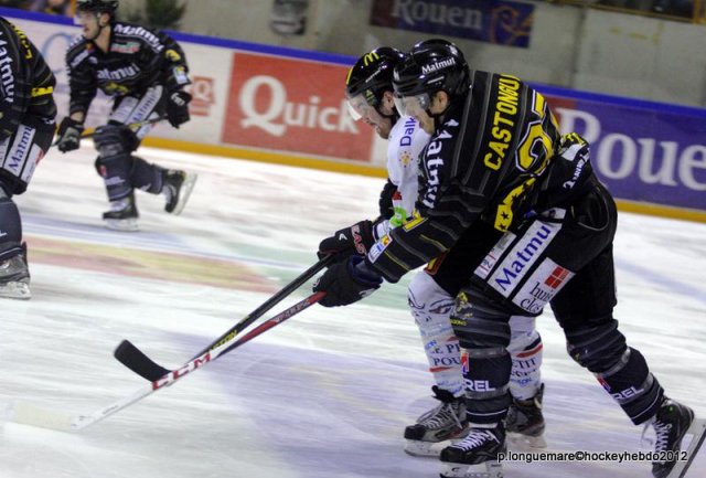 Photo hockey match Rouen - Amiens  le 22/12/2012
