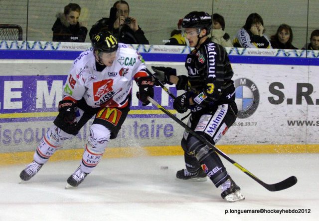 Photo hockey match Rouen - Amiens  le 22/12/2012