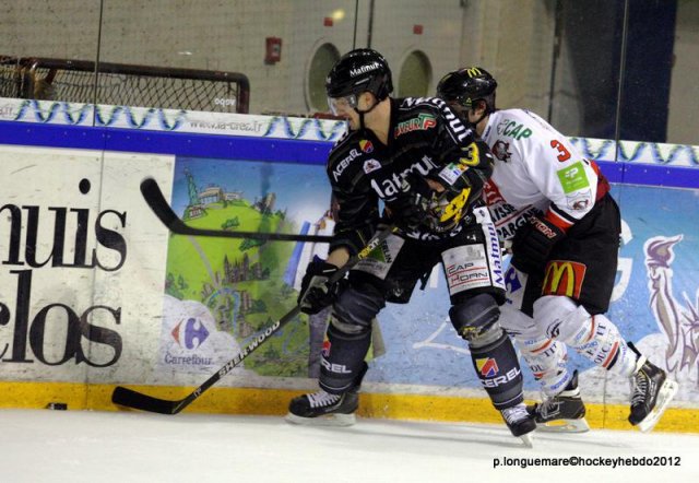 Photo hockey match Rouen - Amiens  le 22/12/2012