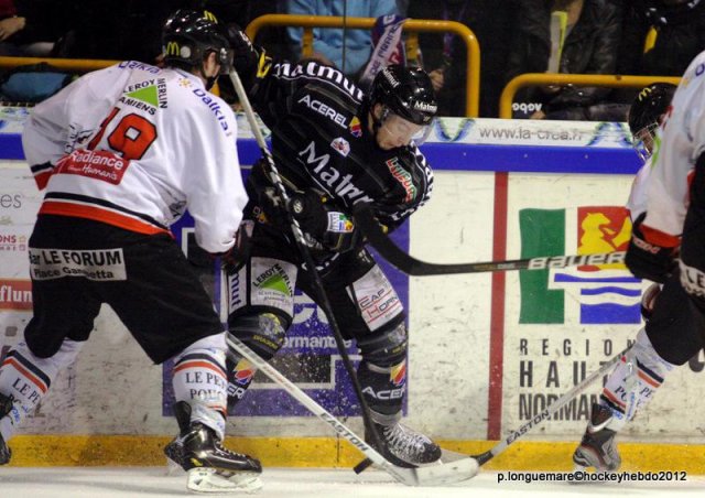 Photo hockey match Rouen - Amiens  le 22/12/2012