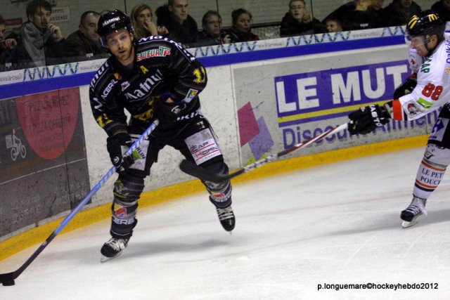 Photo hockey match Rouen - Amiens  le 22/12/2012