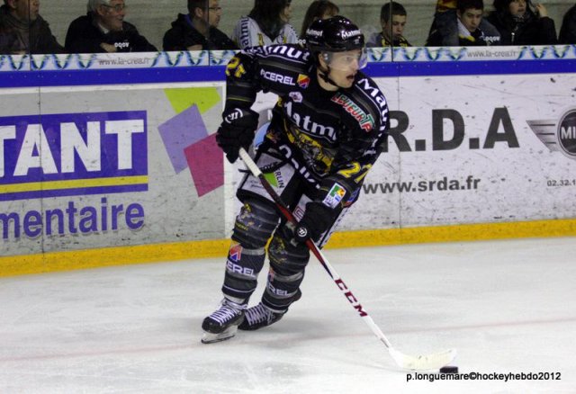 Photo hockey match Rouen - Amiens  le 22/12/2012