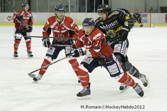 Photo hockey match Angers  - Rouen le 26/12/2012