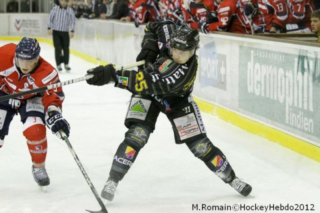 Photo hockey match Angers  - Rouen le 26/12/2012