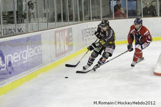 Photo hockey match Angers  - Rouen le 26/12/2012