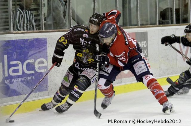 Photo hockey match Angers  - Rouen le 26/12/2012