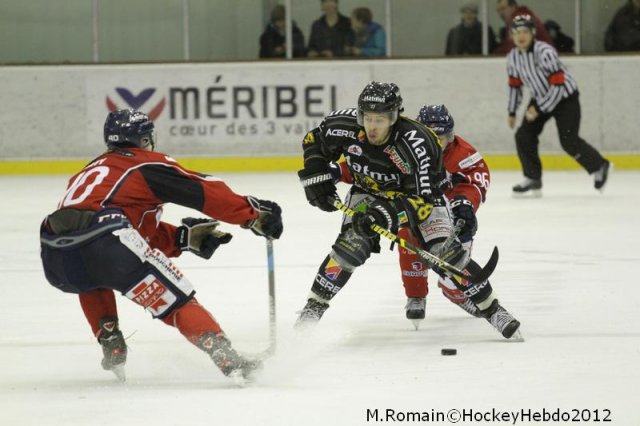 Photo hockey match Angers  - Rouen le 26/12/2012