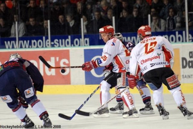 Photo hockey match Grenoble  - Morzine-Avoriaz le 15/11/2008