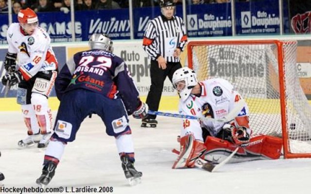 Photo hockey match Grenoble  - Morzine-Avoriaz le 15/11/2008