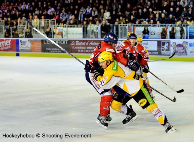 Photo hockey match Angers  - Strasbourg  le 29/12/2012
