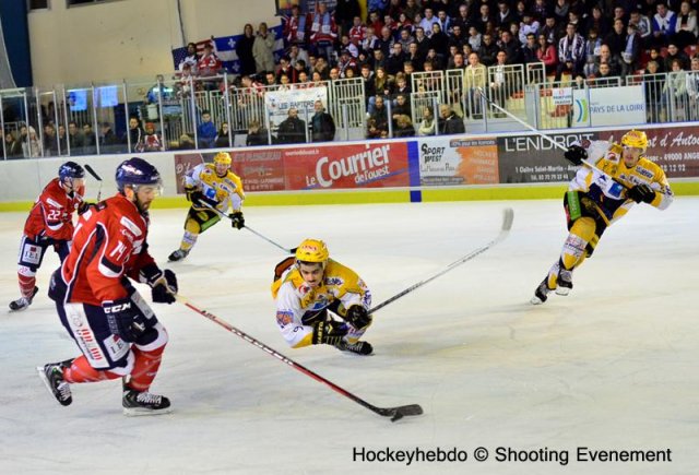 Photo hockey match Angers  - Strasbourg  le 29/12/2012