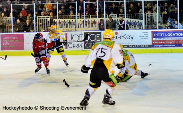 Photo hockey match Angers  - Strasbourg  le 29/12/2012
