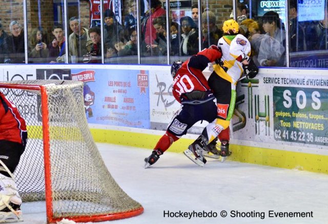 Photo hockey match Angers  - Strasbourg  le 29/12/2012