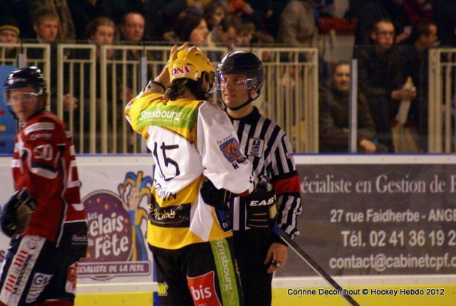 Photo hockey match Angers  - Strasbourg  le 29/12/2012