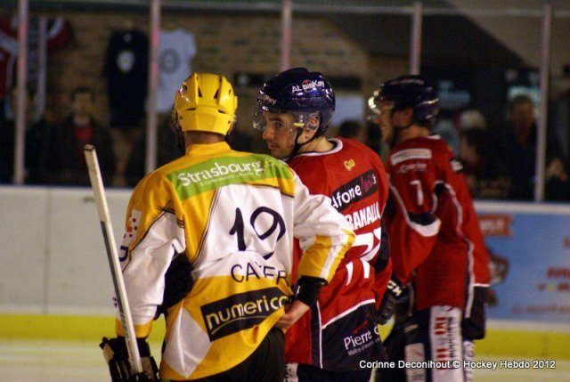 Photo hockey match Angers  - Strasbourg  le 29/12/2012