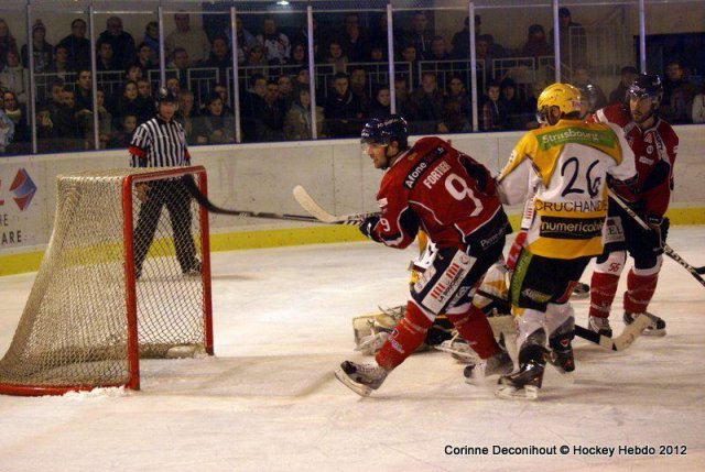 Photo hockey match Angers  - Strasbourg  le 29/12/2012