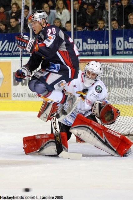 Photo hockey match Grenoble  - Morzine-Avoriaz le 15/11/2008