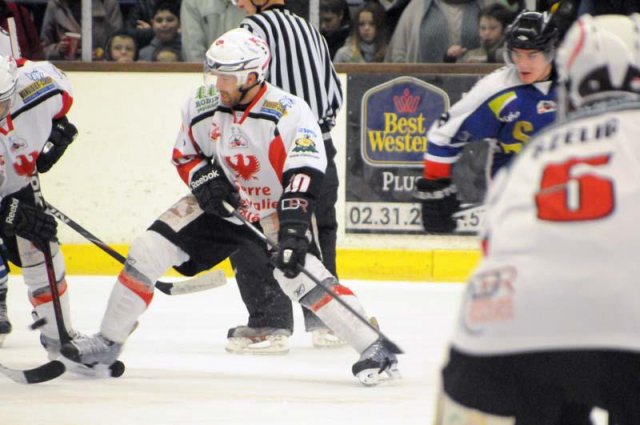 Photo hockey match Caen  - Briançon  le 29/12/2012