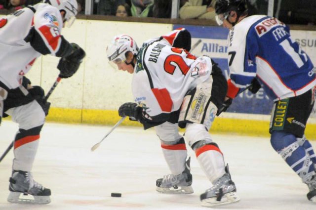 Photo hockey match Caen  - Briançon  le 29/12/2012