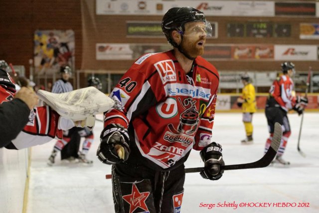 Photo hockey match Mulhouse - Rouen le 29/12/2012