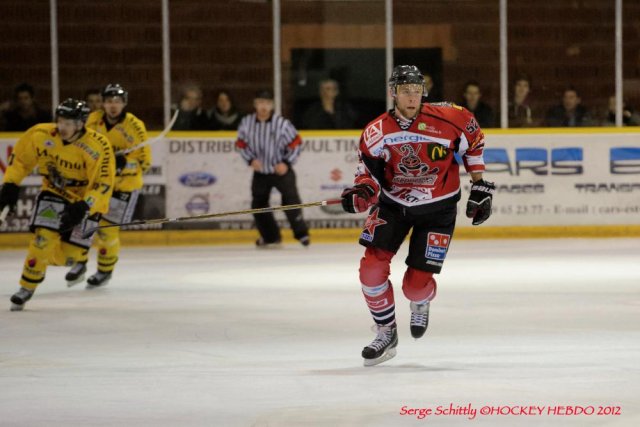 Photo hockey match Mulhouse - Rouen le 29/12/2012