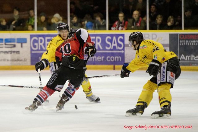 Photo hockey match Mulhouse - Rouen le 29/12/2012