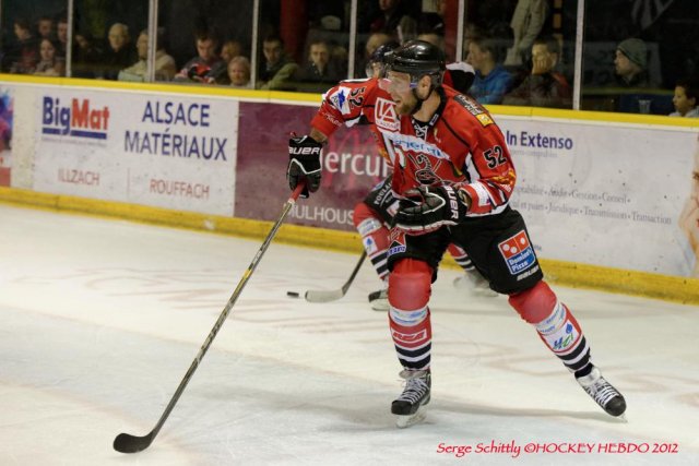 Photo hockey match Mulhouse - Rouen le 29/12/2012