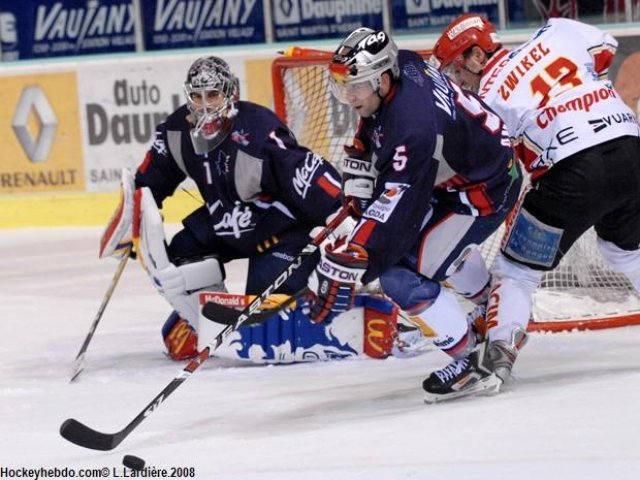 Photo hockey match Grenoble  - Morzine-Avoriaz le 15/11/2008