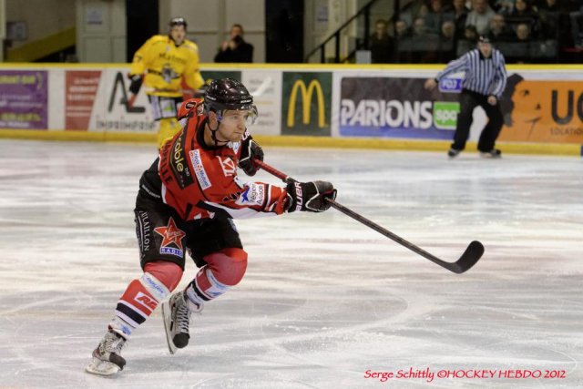 Photo hockey match Mulhouse - Rouen le 29/12/2012