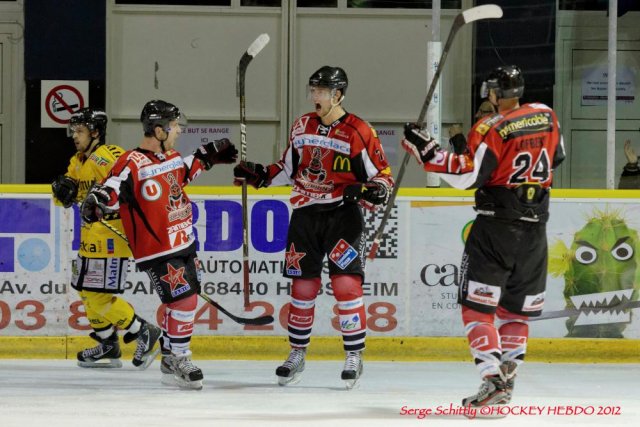 Photo hockey match Mulhouse - Rouen le 29/12/2012