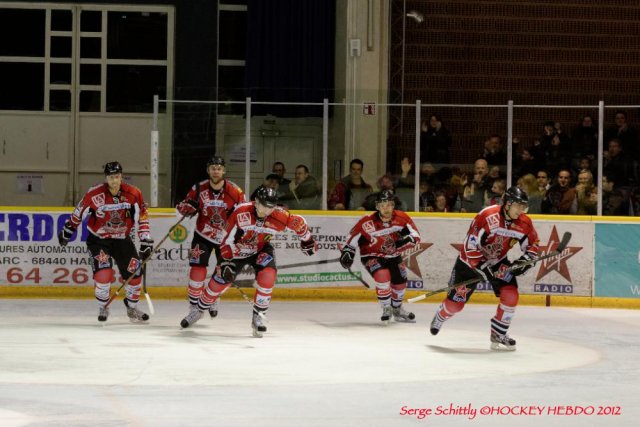 Photo hockey match Mulhouse - Rouen le 29/12/2012