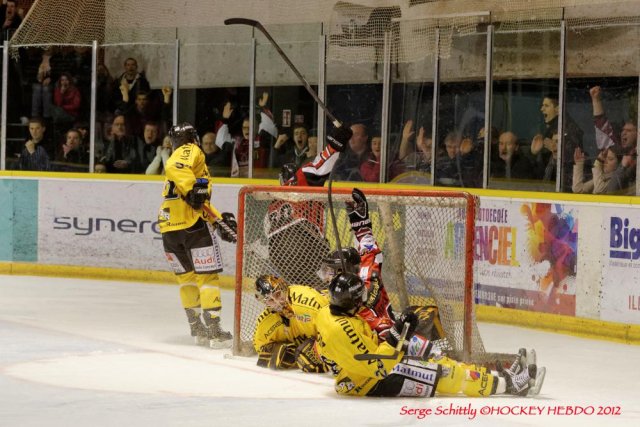 Photo hockey match Mulhouse - Rouen le 29/12/2012