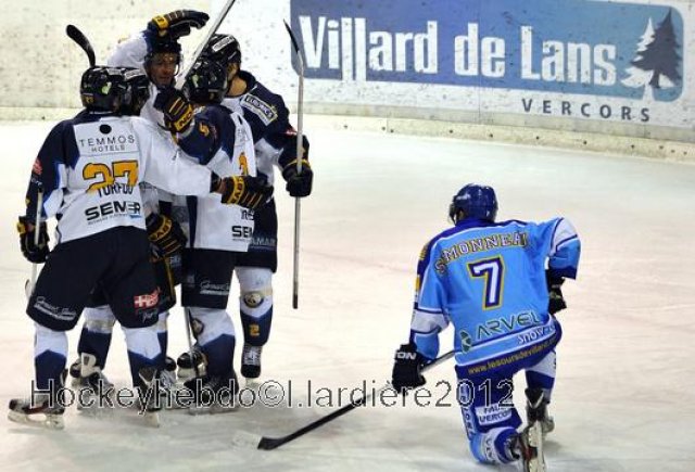 Photo hockey match Villard-de-Lans - Chamonix  le 29/12/2012