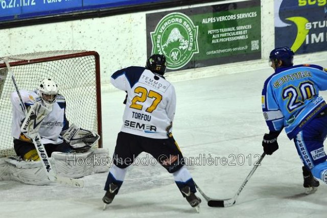 Photo hockey match Villard-de-Lans - Chamonix  le 29/12/2012