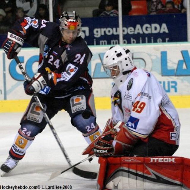 Photo hockey match Grenoble  - Morzine-Avoriaz le 15/11/2008