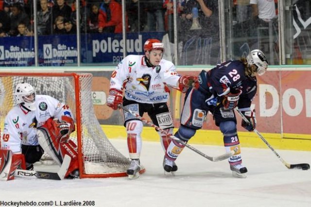 Photo hockey match Grenoble  - Morzine-Avoriaz le 15/11/2008