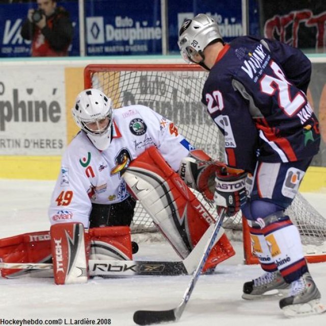 Photo hockey match Grenoble  - Morzine-Avoriaz le 15/11/2008