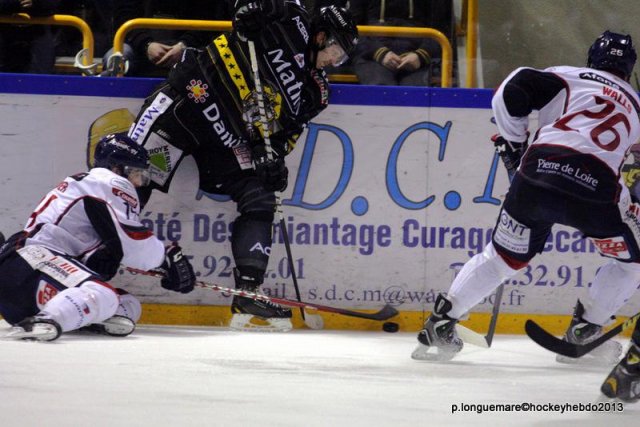 Photo hockey match Rouen - Angers  le 02/01/2013