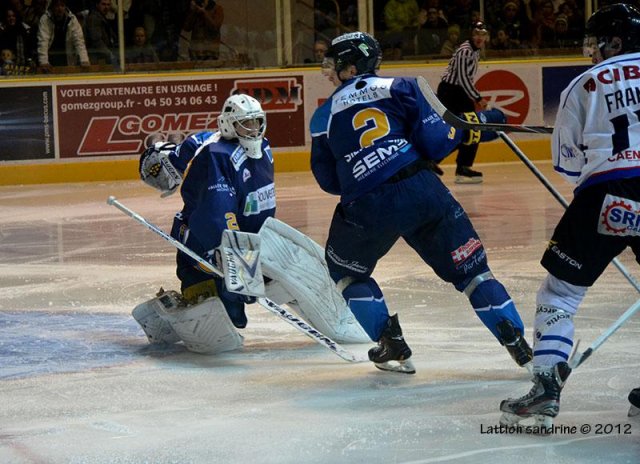 Photo hockey match Chamonix  - Caen  le 02/01/2013