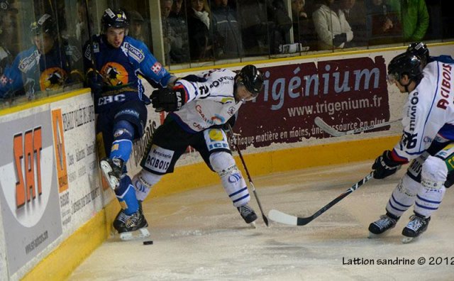 Photo hockey match Chamonix  - Caen  le 02/01/2013
