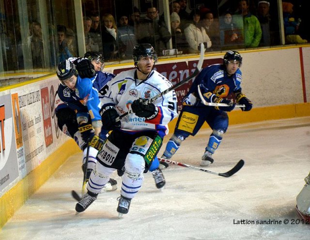 Photo hockey match Chamonix  - Caen  le 02/01/2013