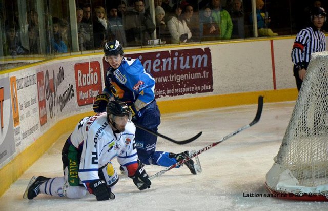 Photo hockey match Chamonix  - Caen  le 02/01/2013