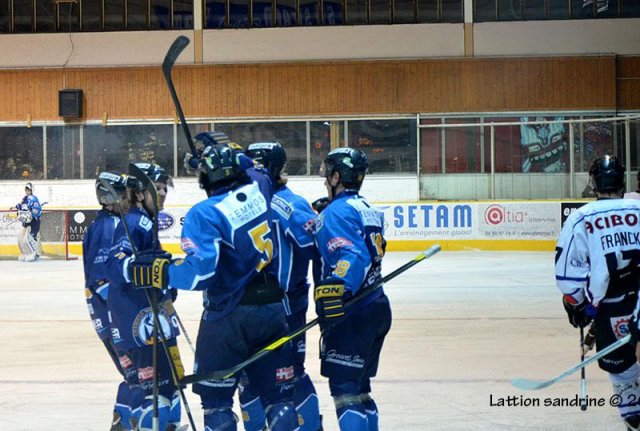 Photo hockey match Chamonix  - Caen  le 02/01/2013