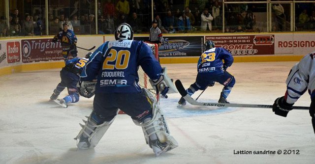 Photo hockey match Chamonix  - Caen  le 02/01/2013