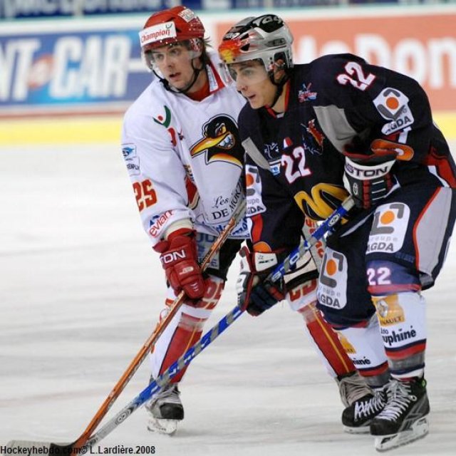 Photo hockey match Grenoble  - Morzine-Avoriaz le 15/11/2008