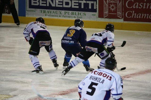 Photo hockey match Chamonix  - Caen  le 02/01/2013