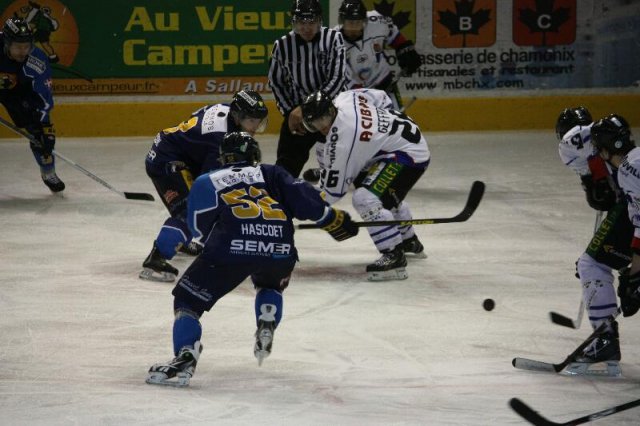Photo hockey match Chamonix  - Caen  le 02/01/2013