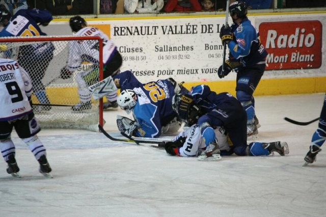 Photo hockey match Chamonix  - Caen  le 02/01/2013
