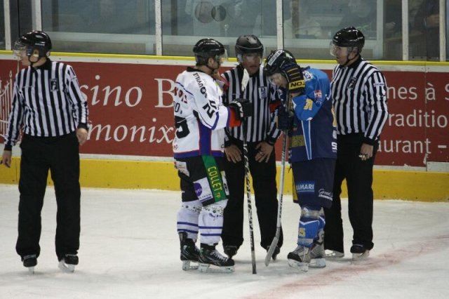 Photo hockey match Chamonix  - Caen  le 02/01/2013