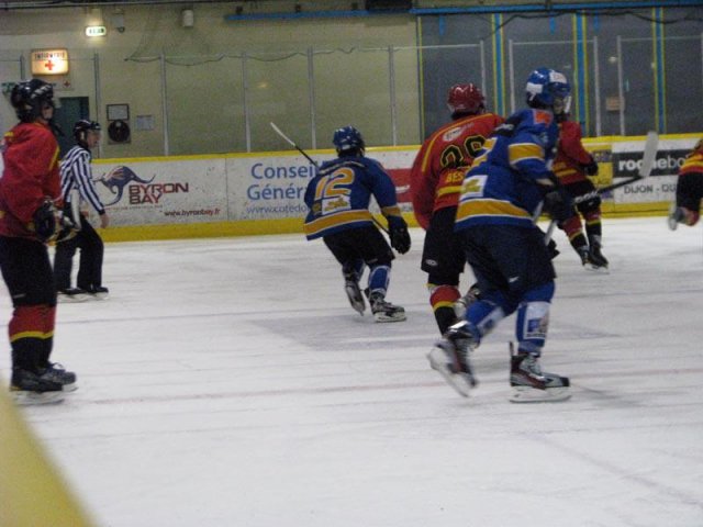 Photo hockey match Dijon II - Besançon le 05/01/2013